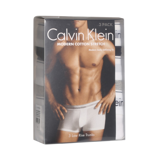 3PACK vīriešu bokseru šorti Calvin Klein melni (NB1085A-MP1)