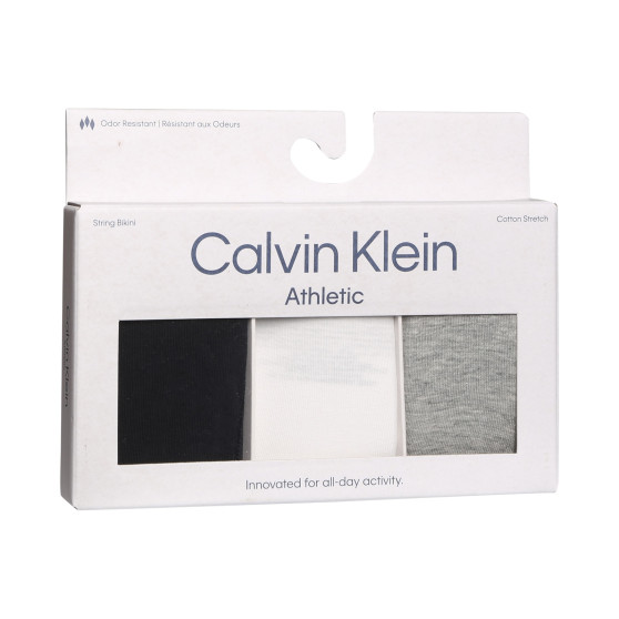 3PACK sieviešu biksītes Calvin Klein daudzkrāsains (QD5071E-MPI)