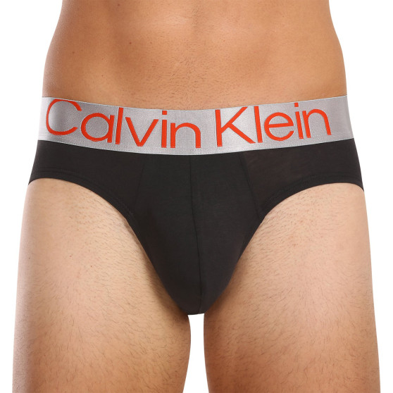 3PACK vīriešu apakšbikses Calvin Klein melnas (NB3129A-GTB)