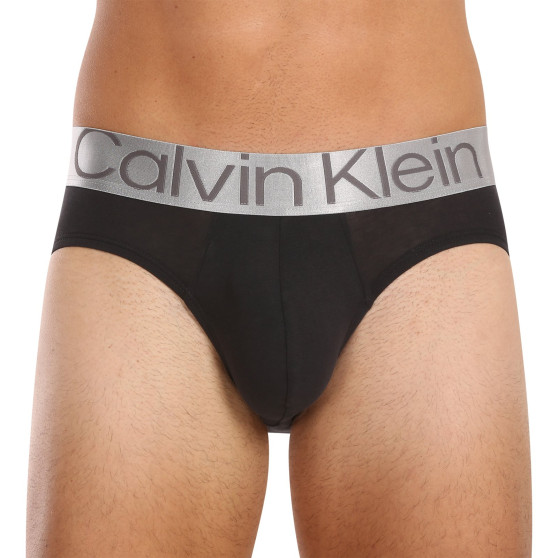 3PACK vīriešu apakšbikses Calvin Klein melnas (NB3129A-GTB)