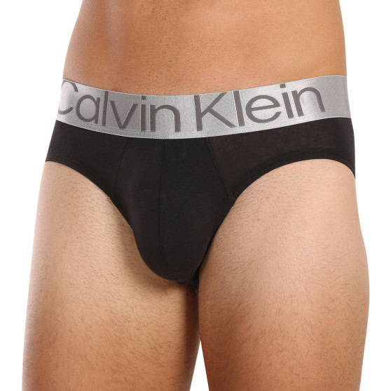 3PACK vīriešu apakšbikses Calvin Klein melnas (NB3129A-GTB)