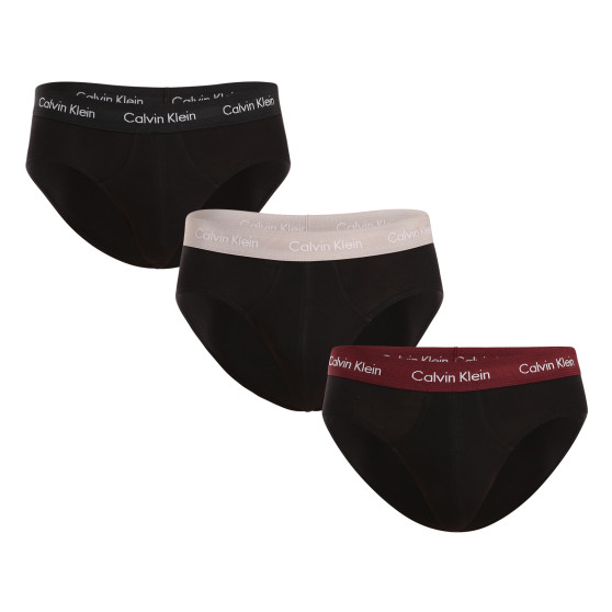 3PACK vīriešu apakšbikses Calvin Klein melnas (U2661G-H54)