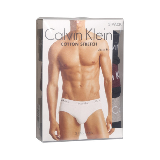 3PACK vīriešu apakšbikses Calvin Klein melnas (U2661G-H54)