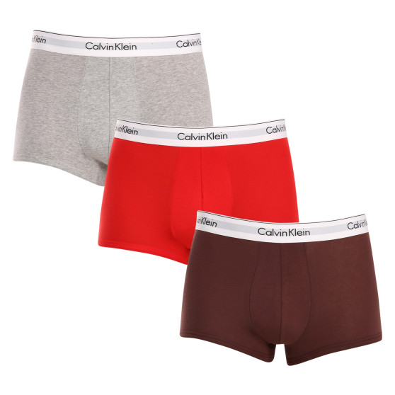 3PACK vīriešu bokseru šorti Calvin Klein daudzkrāsaini (NB2380A-GVZ)