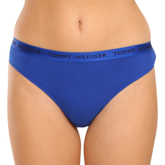 3PACK Sieviešu stringi Tommy Hilfiger daudzkrāsains (UW0UW04889 0R1)