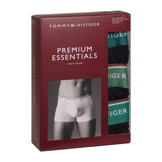 3PACK vīriešu bokseru šorti Tommy Hilfiger tumši zili (UM0UM01642 0UK)