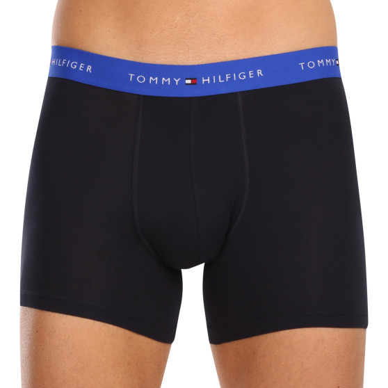 3PACK vīriešu bokseru šorti Tommy Hilfiger tumši zili (UM0UM02765 0RW)