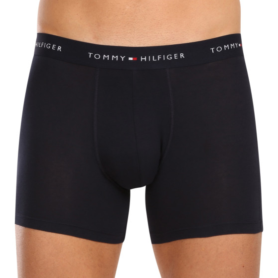 3PACK vīriešu bokseru šorti Tommy Hilfiger tumši zili (UM0UM02765 0RW)