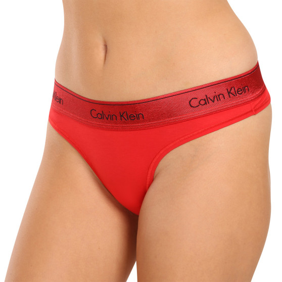 Sieviešu brazīliešu apakšbikses Calvin Klein red (QF7452E-XAT)