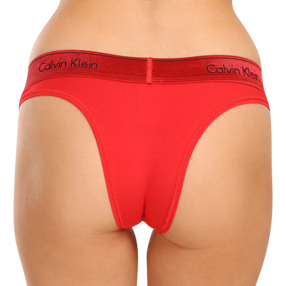 Sieviešu brazīliešu apakšbikses Calvin Klein red (QF7452E-XAT)