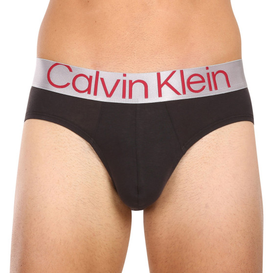 3PACK vīriešu apakšbikses Calvin Klein melnas (NB3129A-GIW)