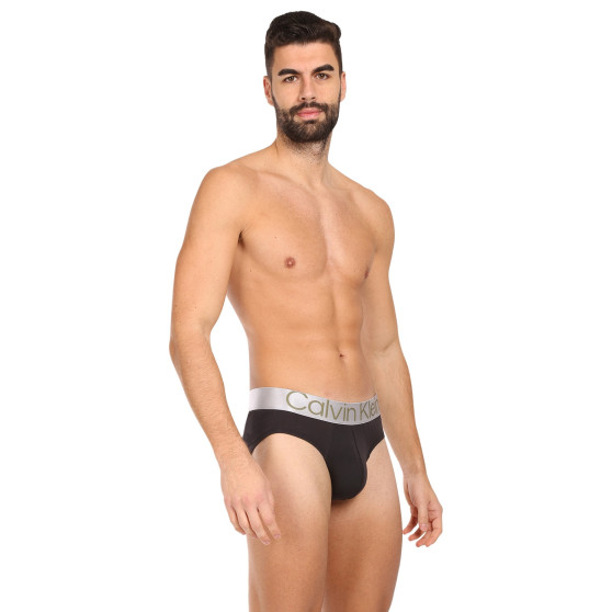 3PACK vīriešu apakšbikses Calvin Klein melnas (NB3129A-GIW)