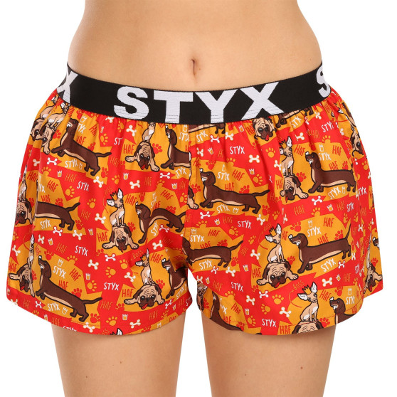 3PACK sieviešu bokserbokseršorti Styx art sports gumijas daudzkrāsaini (3T15245)