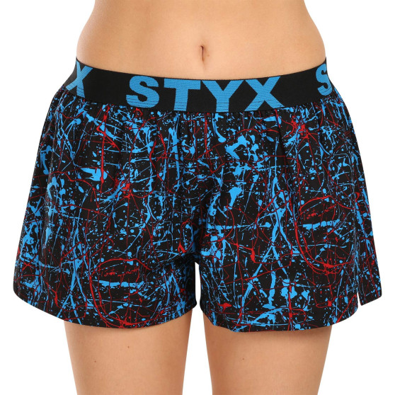 3PACK sieviešu bokserbokseršorti Styx art sports gumijas daudzkrāsaini (3T13603)