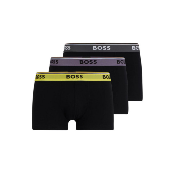 3PACK vīriešu bokseru šorti BOSS melni (50508985 978)