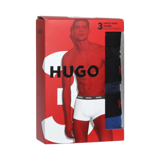 3PACK vīriešu bokseru šorti HUGO daudzkrāsaini (50469766 420)