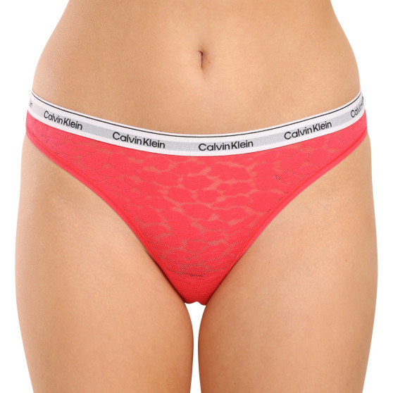 3PACK Sieviešu brazīliešu biksītes Calvin Klein daudzkrāsainas (QD5068E-GP6)