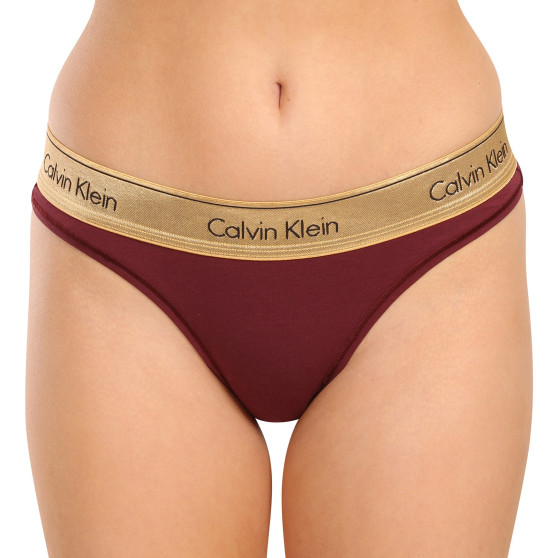 Sieviešu brazīliešu apakšbikses Calvin Klein red (QF7452E-GEX)