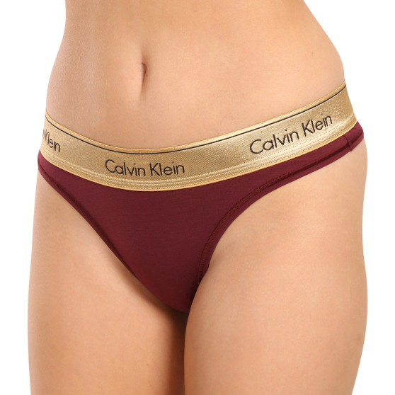 Sieviešu brazīliešu apakšbikses Calvin Klein red (QF7452E-GEX)