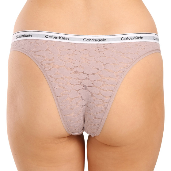 3PACK Sieviešu brazīliešu biksītes Calvin Klein daudzkrāsainas (QD5068E-GP8)