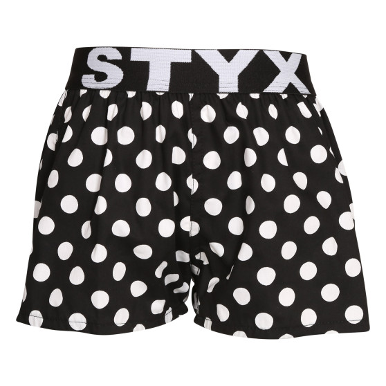 Bērnu bokserbokseršorti Styx art sporta gumijas polka dots (BJ1650)