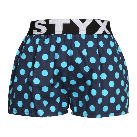 Bērnu bokserbokseršorti Styx art sporta gumijas polka dots (BJ1651)