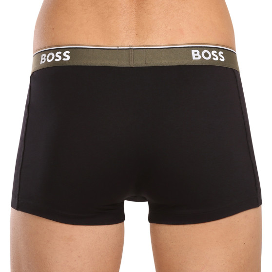 3PACK vīriešu bokseru šorti BOSS melni (50508985 977)