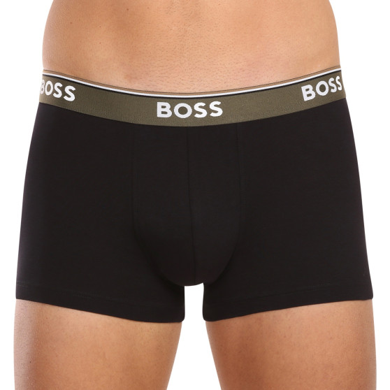 3PACK vīriešu bokseru šorti BOSS melni (50508985 977)