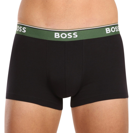 3PACK vīriešu bokseru šorti BOSS melni (50508985 977)