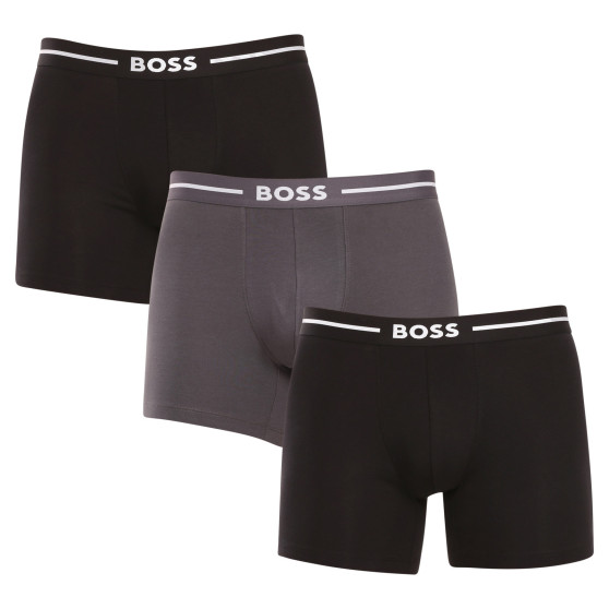 3PACK vīriešu bokseru šorti BOSS daudzkrāsaini (50508877 965)