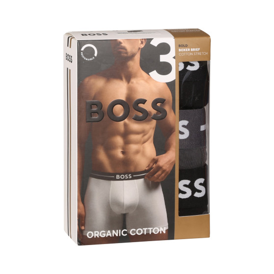 3PACK vīriešu bokseru šorti BOSS daudzkrāsaini (50508877 965)