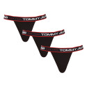 3PACK vīriešu treniņbikses Tommy Hilfiger black (UM0UM02969 0R7)