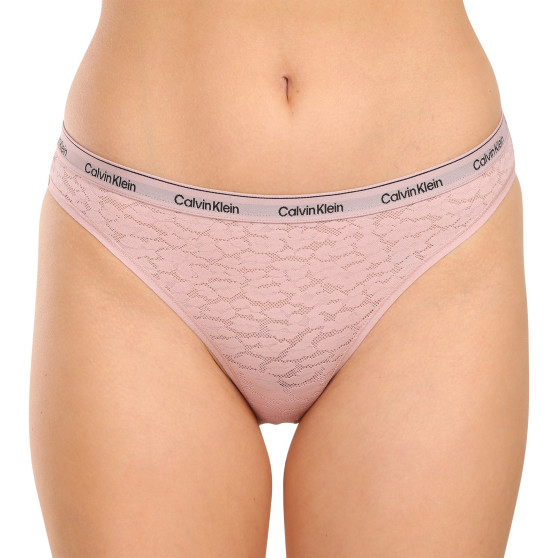 3PACK sieviešu biksītes Calvin Klein daudzkrāsains (QD5069E-N8I)