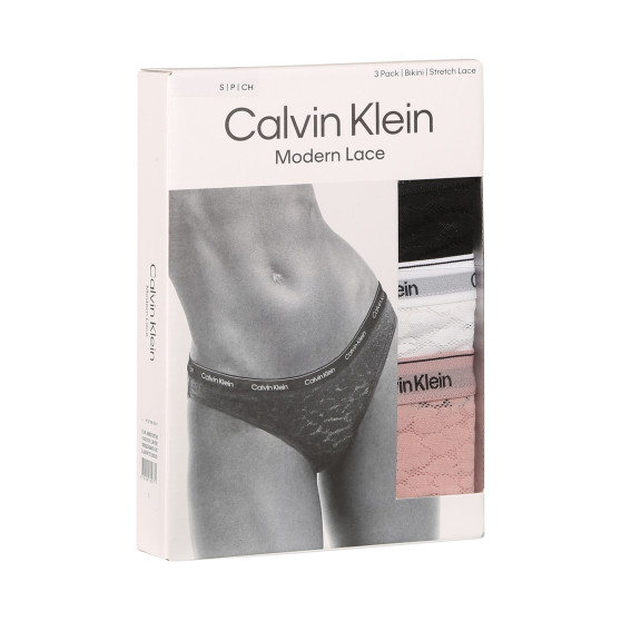 3PACK sieviešu biksītes Calvin Klein daudzkrāsains (QD5069E-N8I)