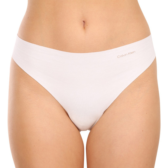 3PACK Sieviešu stringi Calvin Klein daudzkrāsains (QD5219E-NOY)