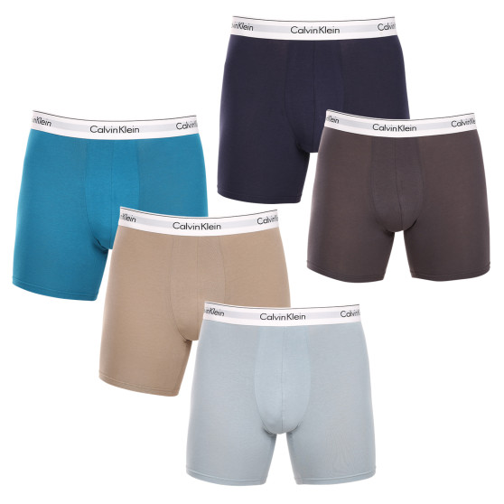 5PACK vīriešu bokseru šorti Calvin Klein daudzkrāsaini (NB3911A-MVQ)