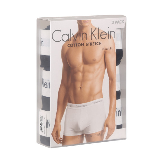 3PACK vīriešu bokseru šorti Calvin Klein melni (U2664G-001)