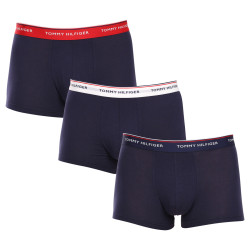 3PACK vīriešu bokseru šorti Tommy Hilfiger tumši zili (1U87903842 904)