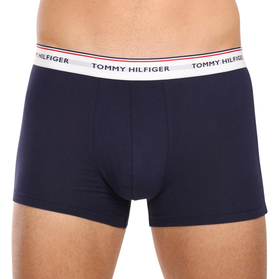 3PACK vīriešu bokseru šorti Tommy Hilfiger tumši zili (1U87903842 904)