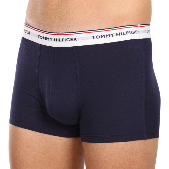 3PACK vīriešu bokseru šorti Tommy Hilfiger tumši zili (1U87903842 904)