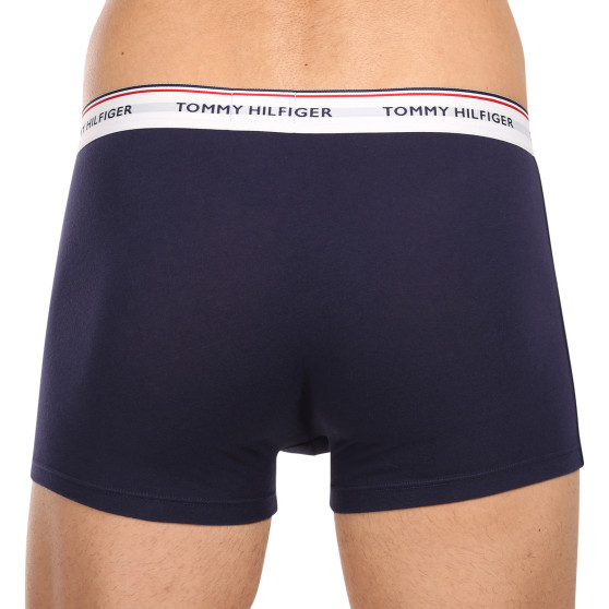 3PACK vīriešu bokseru šorti Tommy Hilfiger tumši zili (1U87903842 904)