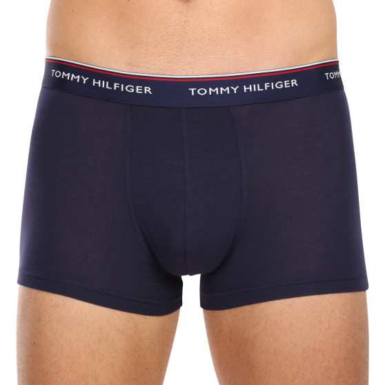 3PACK vīriešu bokseru šorti Tommy Hilfiger tumši zili (1U87903842 904)