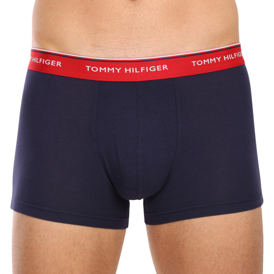 3PACK vīriešu bokseru šorti Tommy Hilfiger tumši zili (1U87903842 904)