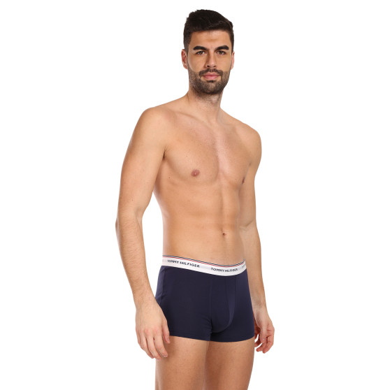 3PACK vīriešu bokseru šorti Tommy Hilfiger tumši zili (1U87903842 904)