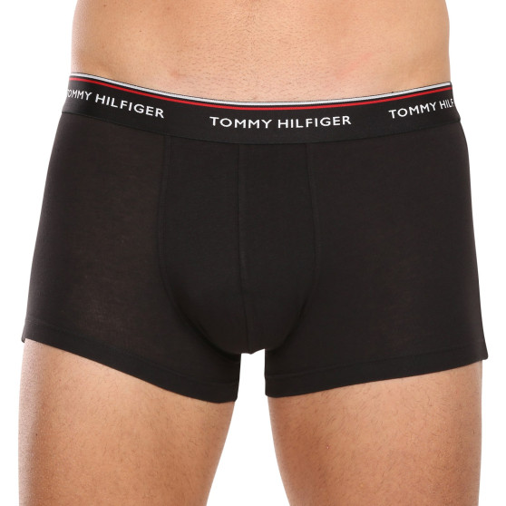 3PACK vīriešu bokseru šorti Tommy Hilfiger melni (1U87903841 990)