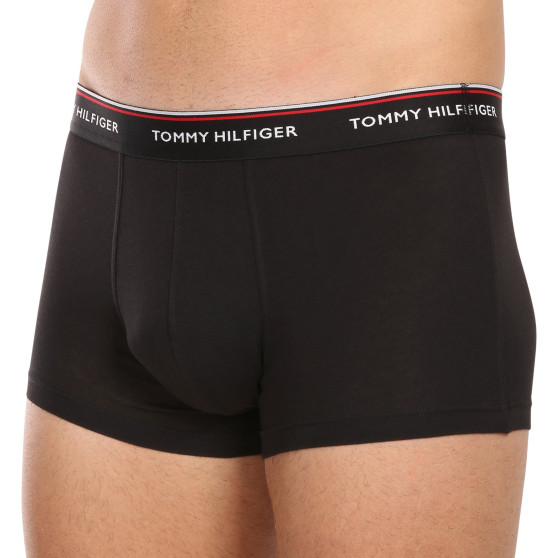 3PACK vīriešu bokseru šorti Tommy Hilfiger melni (1U87903841 990)