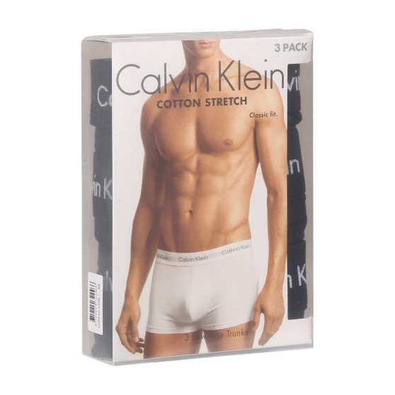 3PACK vīriešu bokseru šorti Calvin Klein melni (U2664G-XWB)