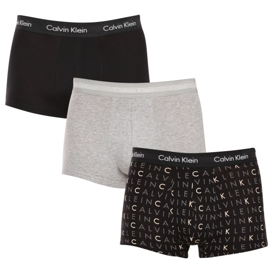 3PACK vīriešu bokseru šorti Calvin Klein daudzkrāsaini (U2664G-YKS)