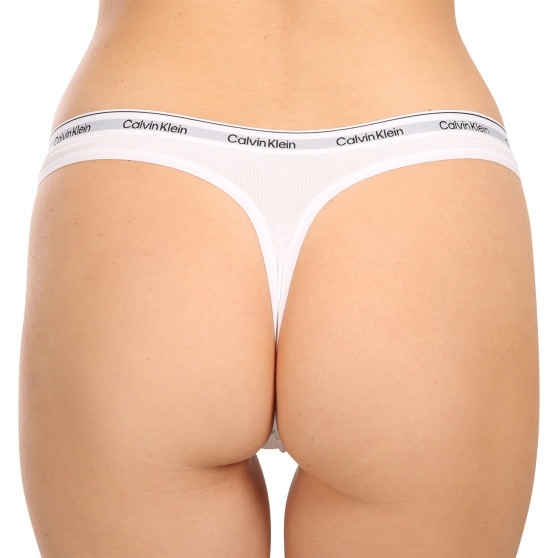 3PACK Sieviešu stringi Calvin Klein daudzkrāsains (QD5209E-MPI)