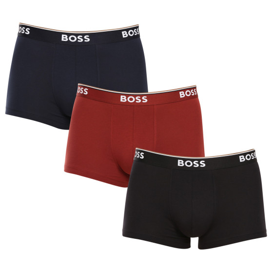 3PACK vīriešu bokseru šorti BOSS daudzkrāsaini (50514928 974)